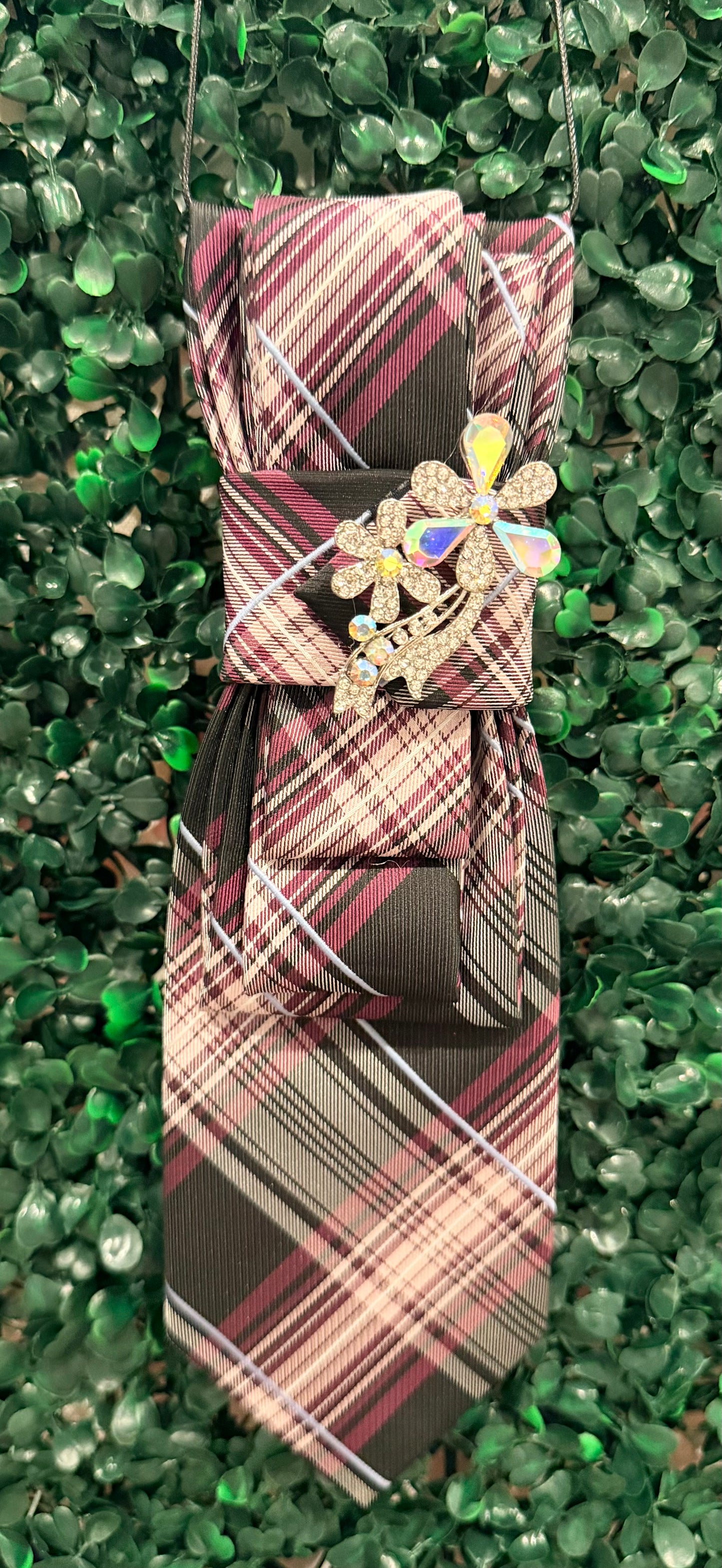 Blush Plaid Elegance