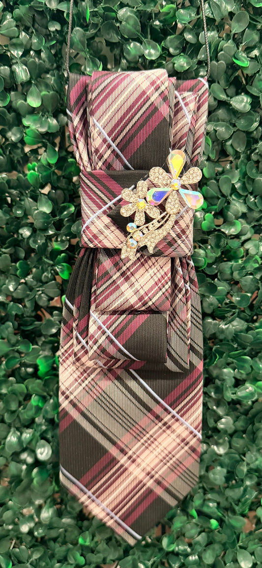 Blush Plaid Elegance