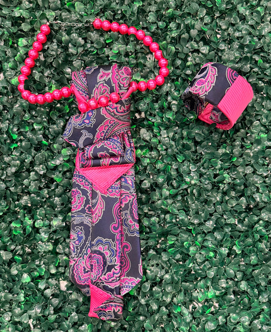 Pink Paisley Luxe Set